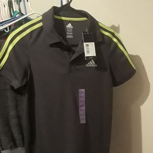 Adidas medium size 10/12 boys athletic shirt